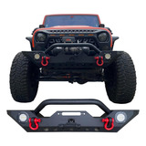 Parachoques Delantero De Acero Compatible Para Jeep Wrangler