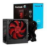 Fonte 500w Atx Gamer Bivolt Pc  Cooler 12cm Fortrek Crusader