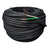 Cable Cca Uso Rudo Konect 3x12 20 Metros Color De La Cubierta Negro