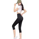 Calza Deportiva 3/4 Mujer Control De Abdomen Levanta Glúteos