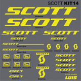 Scott Kit14 Sticker Calcomania Para Cuadro De Bicicleta Bici