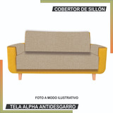 Cobertor 2 Cuerpos Sillón Antidesgarro Bolsillo Ajuste