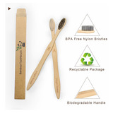 Cepillo De Dientes De Bambú, Respetuoso Con El Medio Ambient