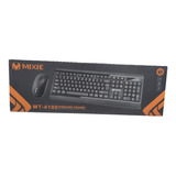 Teclado Gamer Kit  Ingles Color Negro Inalambrico