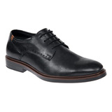 Zapato Flexi Casual Derby 400101 En Piel Negro Caballero