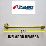 Inflador De Aire Schrader 10   Para Llantas