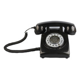 Rotary Dial Bell Telephone Negro