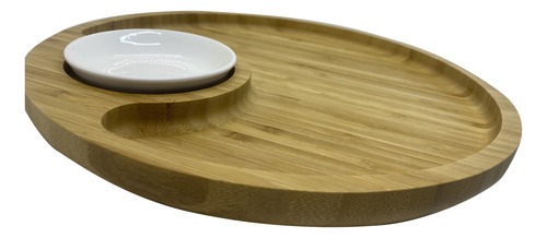 Tabla De Picoteo Bio Bamboo Quesos 30 Cm