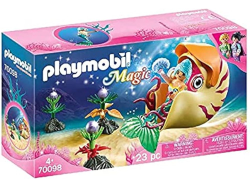 Playmobil Sirena Con Góndola De Caracol Marino