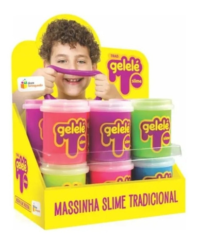 Slime Massinha Meleca Gelele Tradicional 152gr Display C/12 