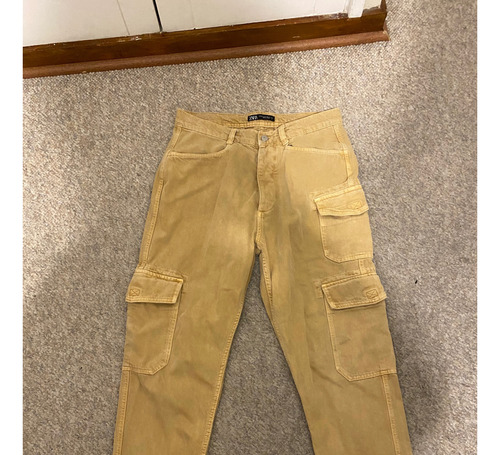 Pantalón Cargo Zara Talla S/m/32/31