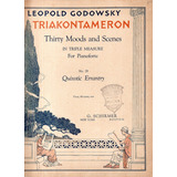 Triakontameron Leopold Godowsky Partitura Para Piano