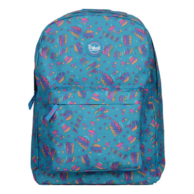Mochila Escolar Rabisk Girl Impermeável De Poliéster Na Cor Verde Girl-verde
