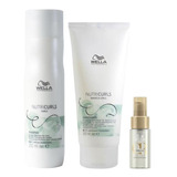 Kit Wella Professionals Nutricurls - Sh+cond+óleo Light 30