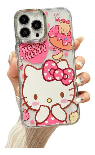 Case Hello Kitty + Mica Cristal Para Samsung A34 5g