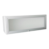 Alacena 80cm Puerta Rebatible Aluminio Y Vidrio Cocina-baño