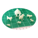 Pets Miniaturas 1:64 Gato Cachorro Cão 1:75 Maquete Diorama