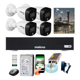 Kit 4 Câmeras Intelbras Fullcolor 3240 Dvr Intelbras 3004