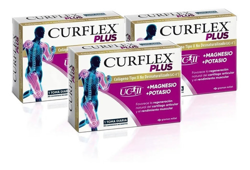 Curflex Plus Colágeno X 3 Cajas