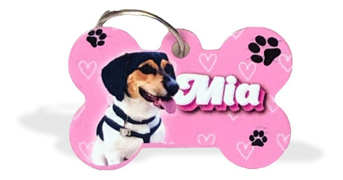 Placa Mascota Personalizada Perro O Gato Sublimado