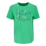 Polera Manga Corta Equipamiento Hombre Verde Doite