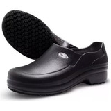 Sapato Segurança Unisex Evasworks Antiderrapante Preto Bb-65