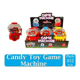 Candy Toy Game Machine Con Dulces Display X 12 Unidades