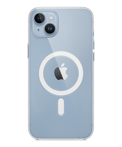 Carcasa Transparente Para iPhone 14 Plus Compatible Magsafe 