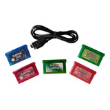 Cable Link Para Game Boy Advance (gba) + 2 Juegos A Elección