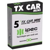 Kit 5 Tx Car Mini Ipec Acionamento Portão Por Luz Alta Farol