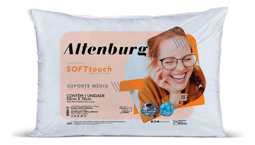 Travesseiro Soft Touch 50cm X 70cm - Altenburg