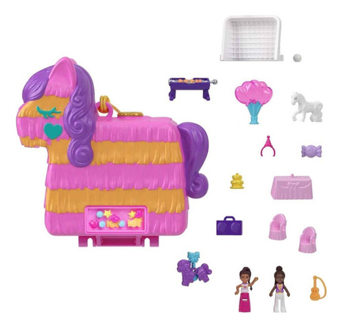 Set De Polly Pocket Compacto Fiesta De Piñata Hkv32