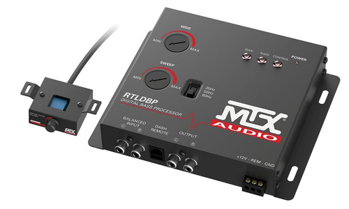 Epicentro Mtx Rtldbp Digital Bass Procesador = Audiocontrol