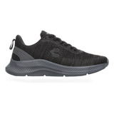 Tenis Deportivo Charly Color Negro Cintas Para Hombre 