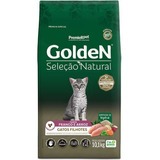   Ração Golden Seleção Natural Gato Filh Frango Arroz 10,1kg