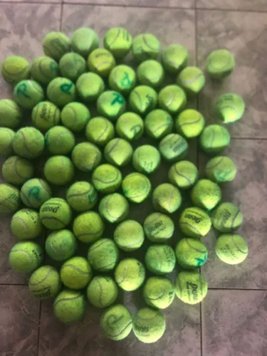 100 Pelotas De Tenis/padel Usadas Baja Presion