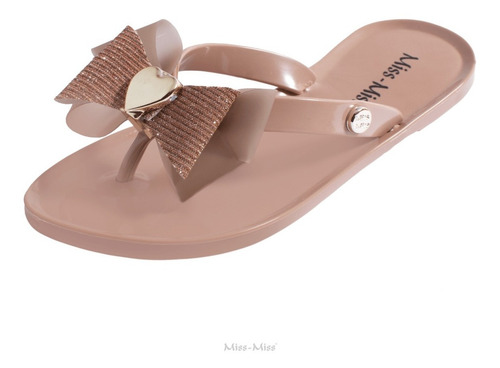 Chinelo Feminino Infantil Com Lacinho Miss Miss 