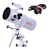 Telescópio 150mm Astronômico Skylife Polar 6 + Câmera Lunar