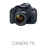  Canon Eos Rebel T5 Dslr Color  Negro