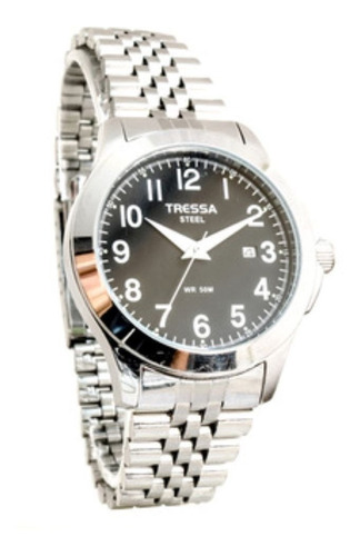 Reloj Tressa Hombre Acero Calendario Sumergible Date-h