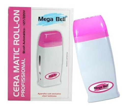 Aquecedor Cera Matic Roll-on Depilação Rosa - Mega Bell