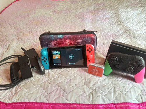 Nintendo Switch 256gb Con Chip Juegos Control Y Accesorios