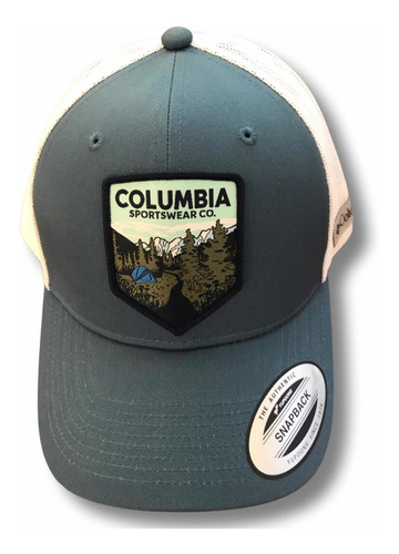 Jockey Columbia Snapback Light Blue/white Logo Importado Usa