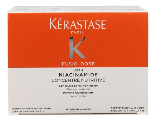 Kerastase 10 Ampollas Fusio Dose Nutritive 12ml Originales