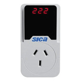 Protector Tension Sica Display Led 1 Toma 10a Digital 220v 