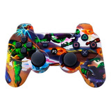 Controle Joystick Compatível Ps3 Play Game Vilões Dc Spider