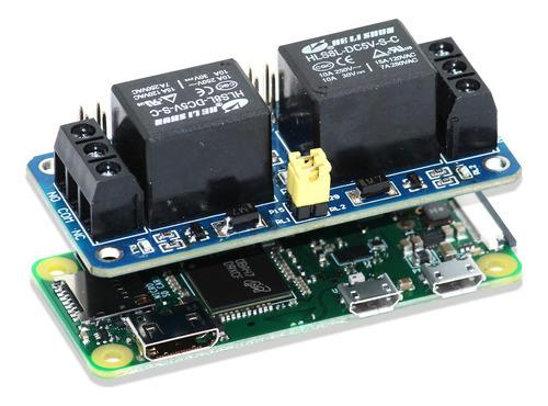 Zero Relay 2 Canales 5v Relay Shield Para Raspberry Pi, Rele