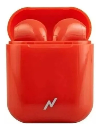Auriculares Inalámbricos Noga Ng-btwins 5s Color Rojo
