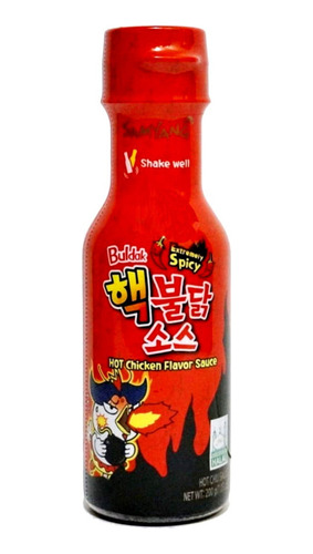 Molho De Pimenta Coreano Extremamente Picante Buldak - 200g