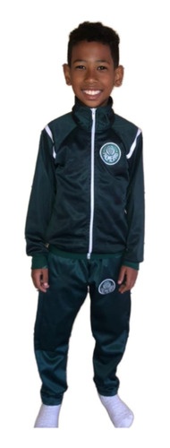 Conjunto Palmeiras Infantil Moletom 2023 Blusa E Calça Frio